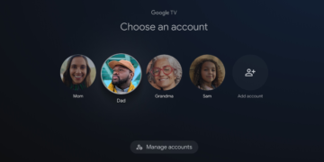 Google TV Benutzerprofile