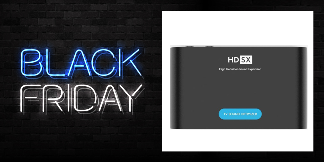 HDSX TV-Sound Optimizer: Weltneuheit verbessert deinen TV-Klang zum Black Friday 10% günstiger