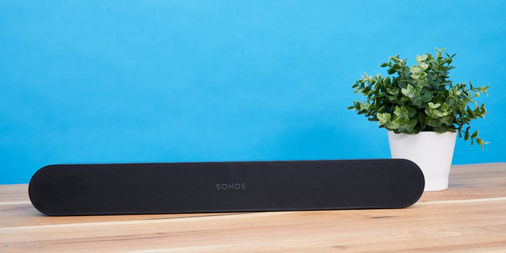 Sonos Ray mit Blumentopf