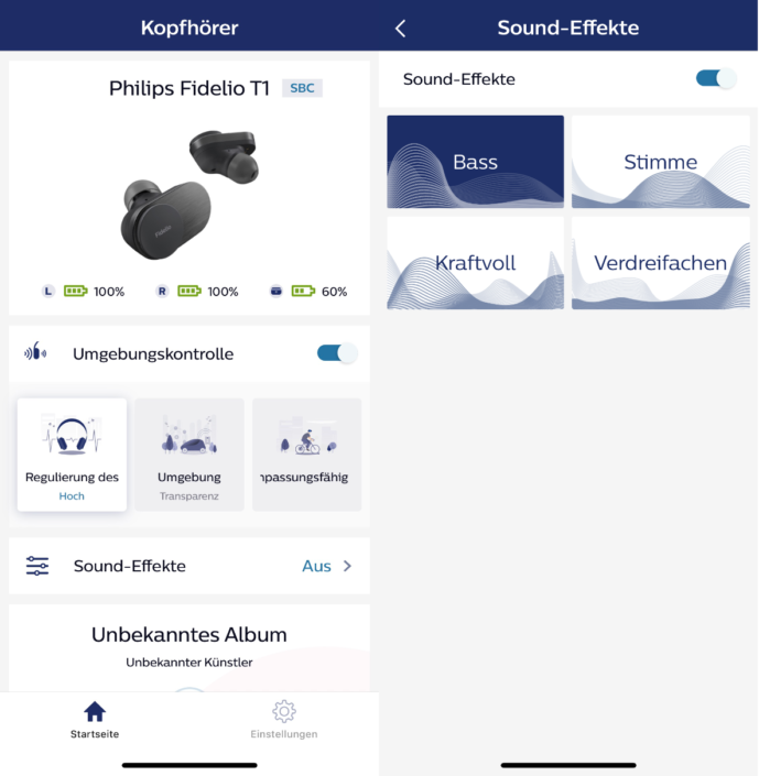 Philips Fidelio T1 App