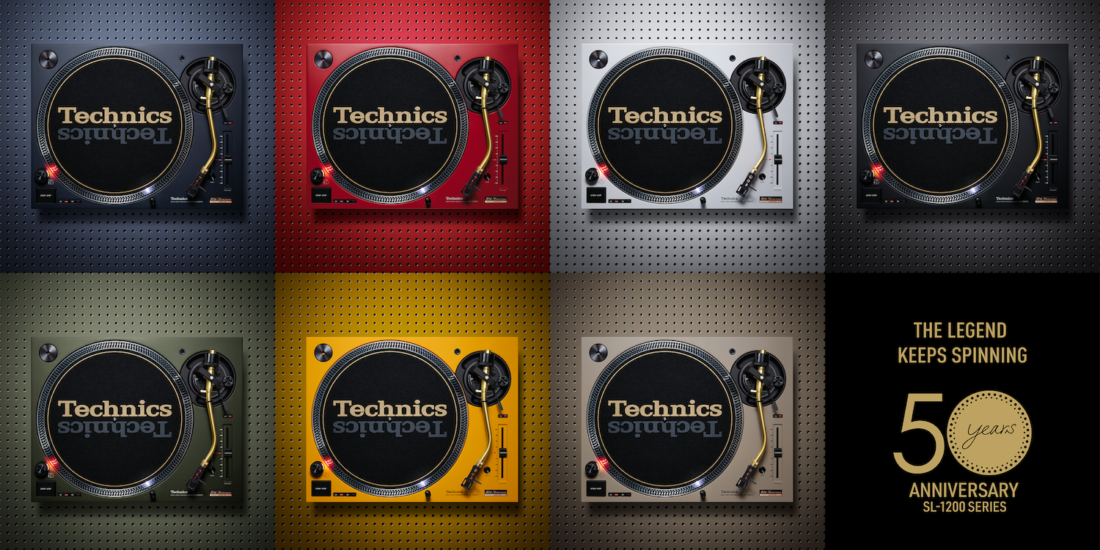 Technics SL-1200-M7L Jubiläumsedition Plattenspieler in sieben Farben Titelbild