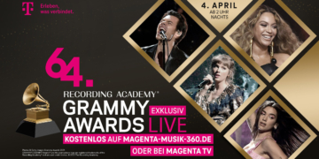 Die Deutsche Telekom überträgt die 64. Grammy Awards live.