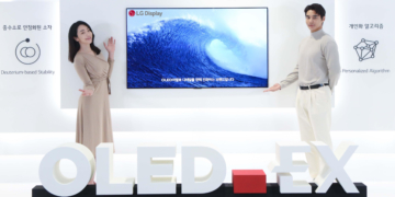 LG Display könnte für seine zweite Generation der OLED.EX Mikro-Linsen einsetzen.