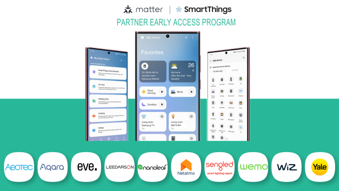 Samsung SmartThings bietet für Partner ein Early-Access-Programm mit Matter an.