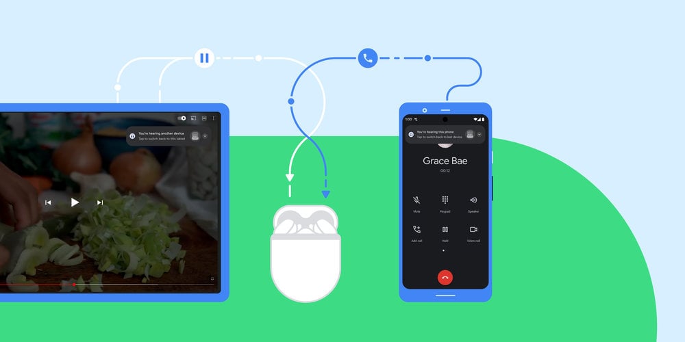 Android erhält eine automatische Audio-Umschaltung.