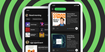 Spotify Screenshot des neuen Home-Screens