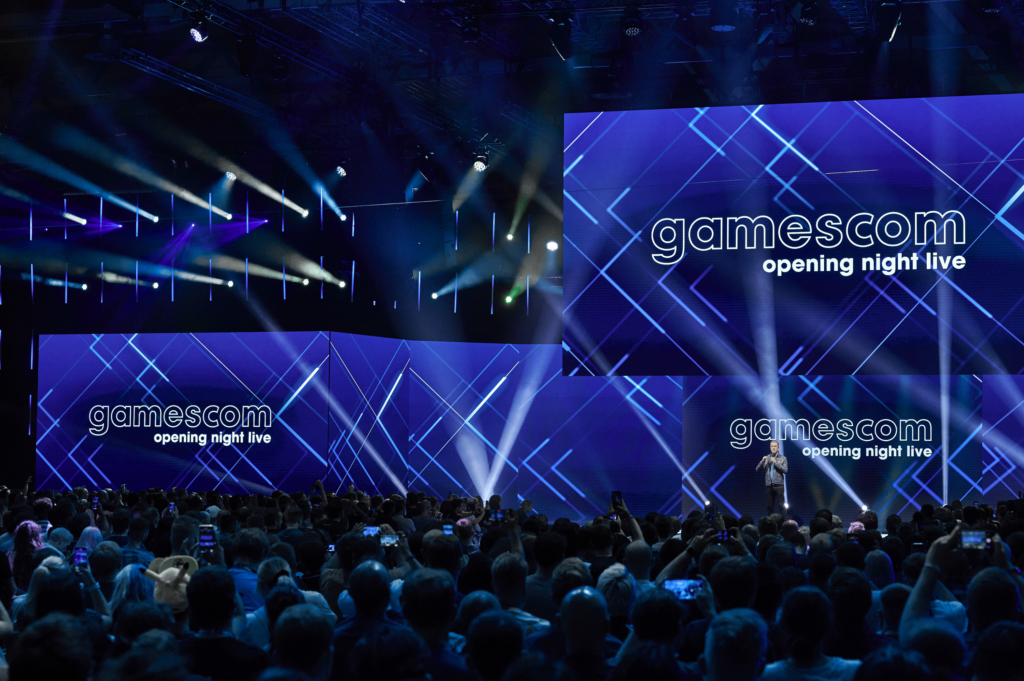 gamescom 2022 Screenshot von der Opening Night Live