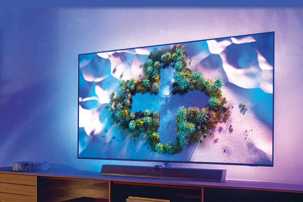 Ambilight bei Philips kann zur Entscheidung des besten OLED-Fernsehers beitragen