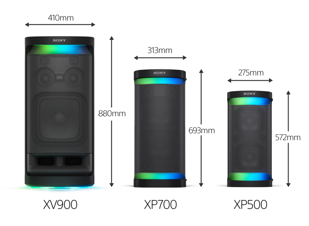 Sony SRS-XV900: Sony vor bisher Partybox stellt größte
