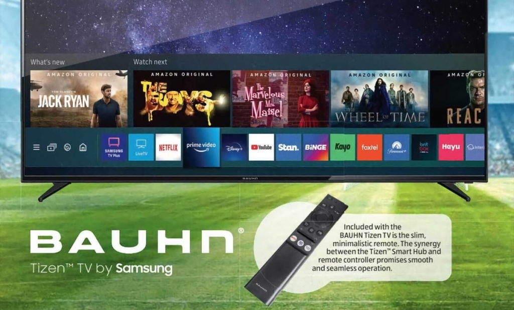 Die Marke Bauhn bietet Smart-TVs mit Tizen an.