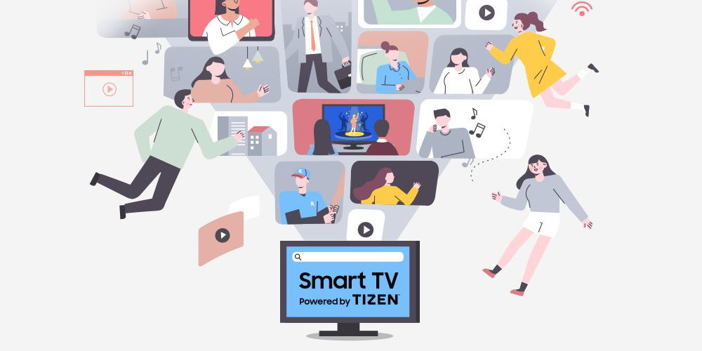 Samsung bietet sein Smart-TV-System Tizen auch Partnern an.