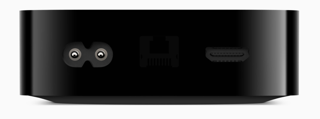 Die Einstiegsversion des Apple TV 4K (2022) streicht den Ethernet-Port. | Bild: Apple