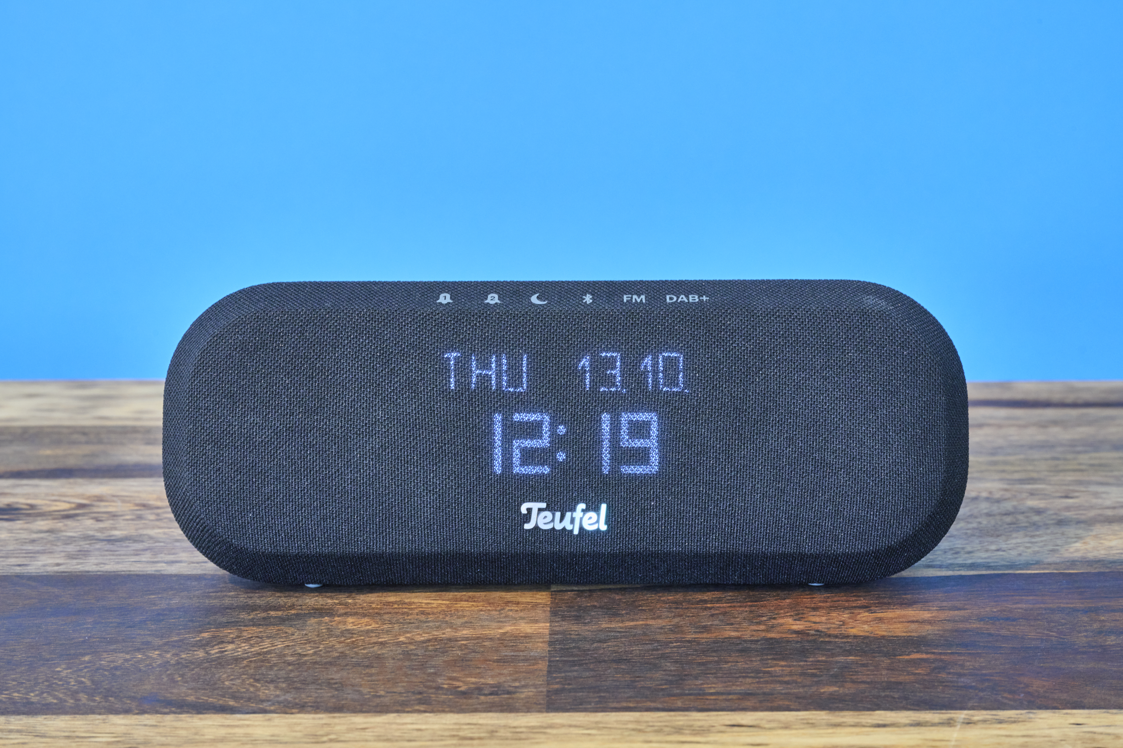 Radiosveglia Teufel Radio One – DAB/FM, Bluetooth, Display Dimmerabile, Doppia Sveglia E Timer, Suono HiFi, Grigia