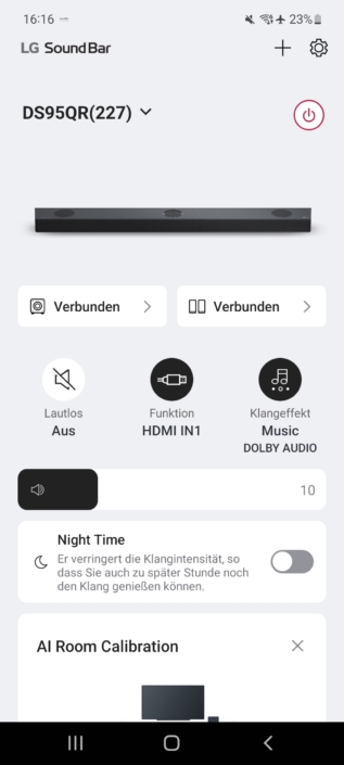LG Soundbar App