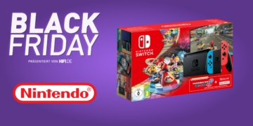 Nintendo Switch: Zum Black Friday im BundleBundle mit Mario Kart zum Black Friday für unter 300 Euro
