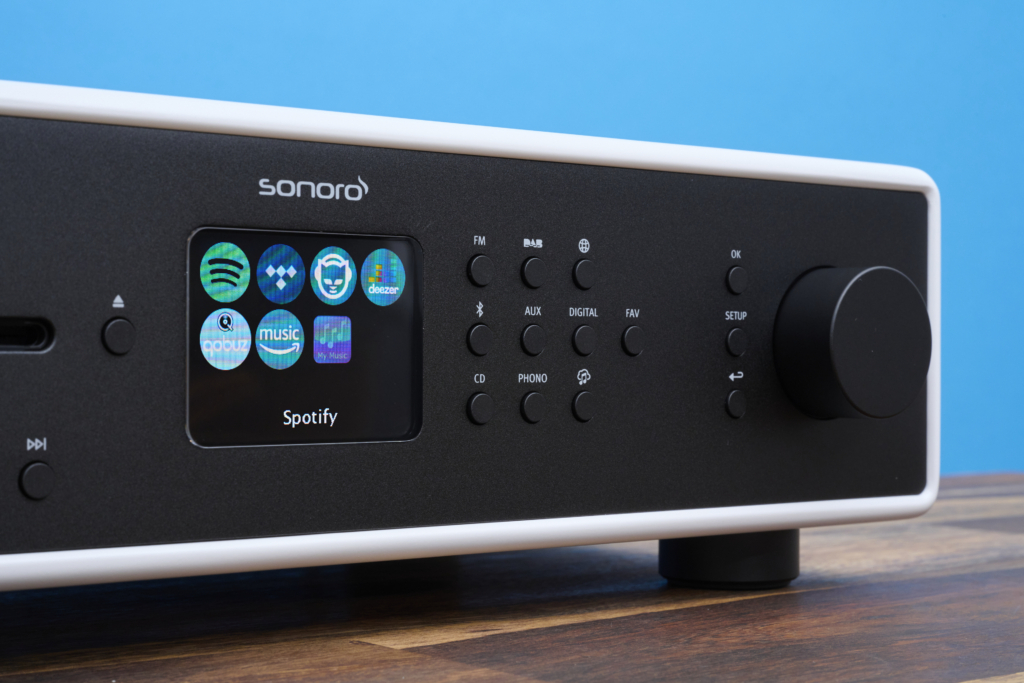 Sonoro Maestro – Display mit Streamingdiensten