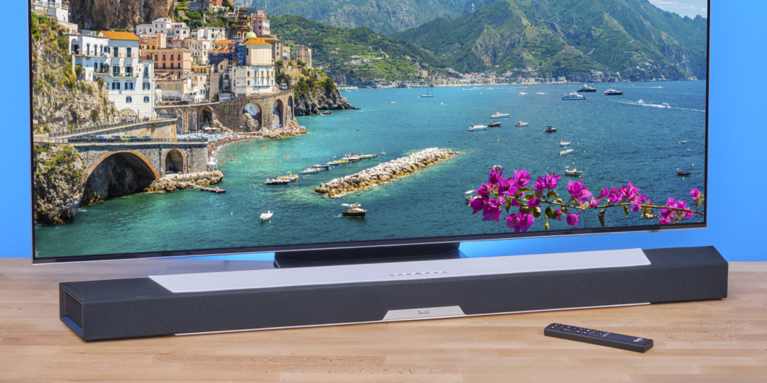 Teufel CINEBAR LUX Abition - Soundbar con subwoofer, Dolby Audio, LAN