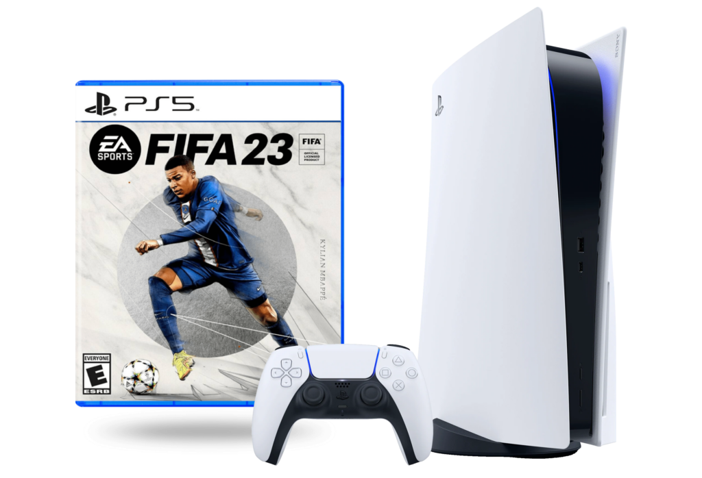 Playstation 5 mit FIFA 23
