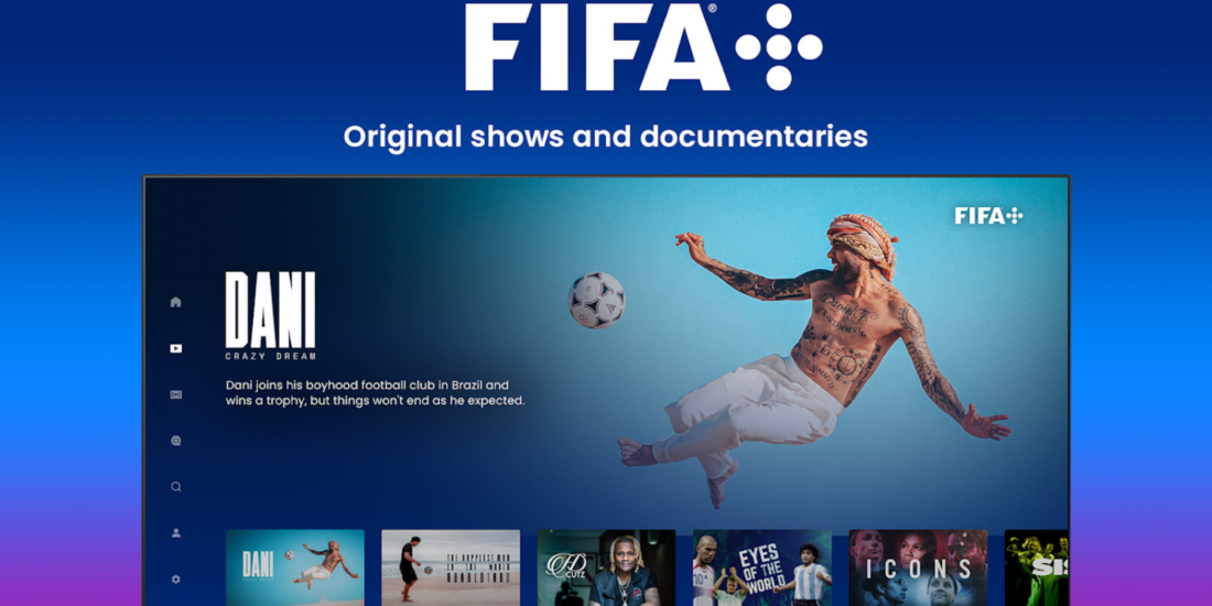 Die App FIFA+ ist jetzt für Android TV und Google TV verfügbar.