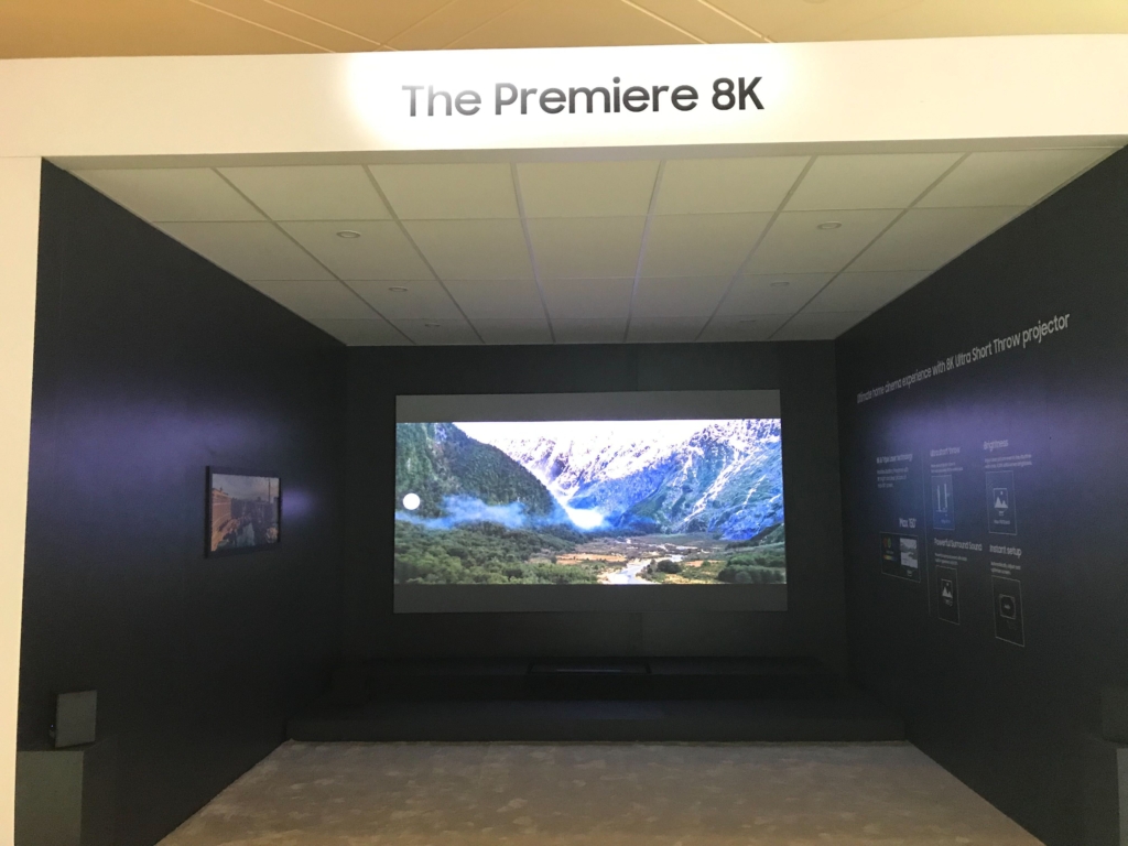 Samsung The Premiere 8K Demo auf der CES 2023