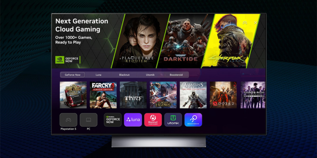 LG erweitert das Cloud-Gaming-Angebot an seinen Smart-TVs.