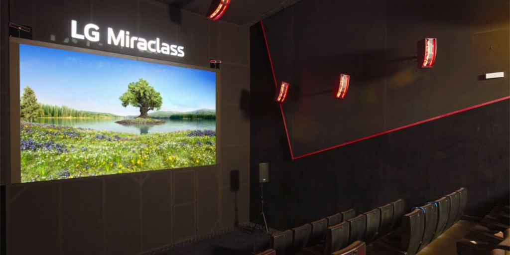 LG Miraclass im Kino in Vilanova