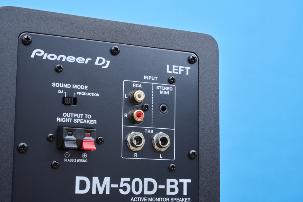 Pioneer DJ DM-50D-BT Anschlüsse