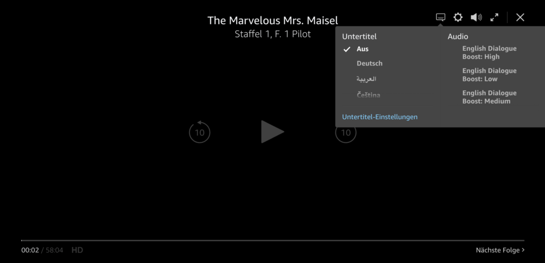 Dialogue Boost Prime Video macht Stimmen verständlicher HIFI.DE