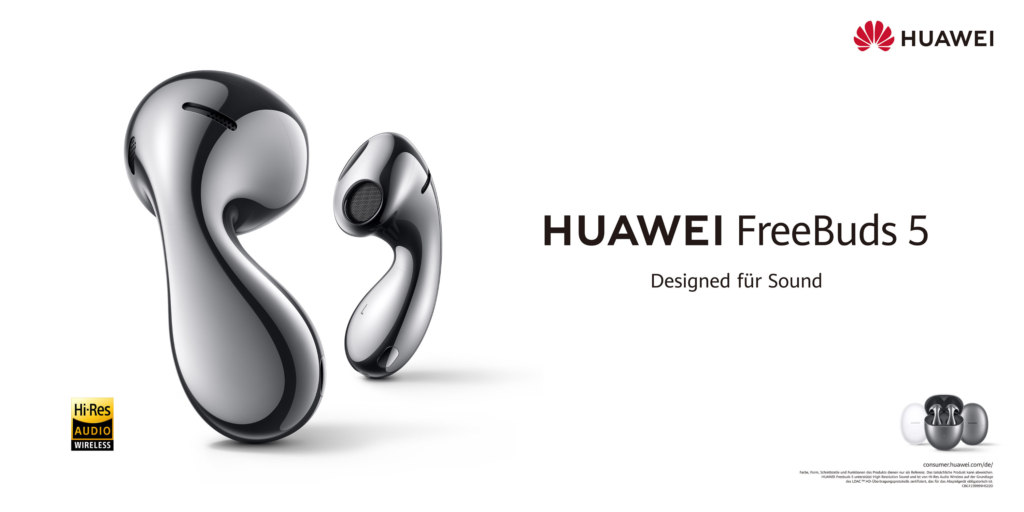 Die Huawei FreeBuds 5 nutzen ein recht spezielles Design.