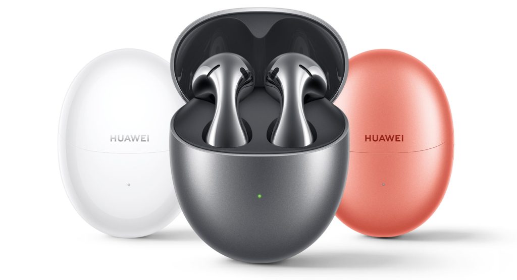 Die Huawei FreeBuds 5 gibt es in drei Farbvarianten.