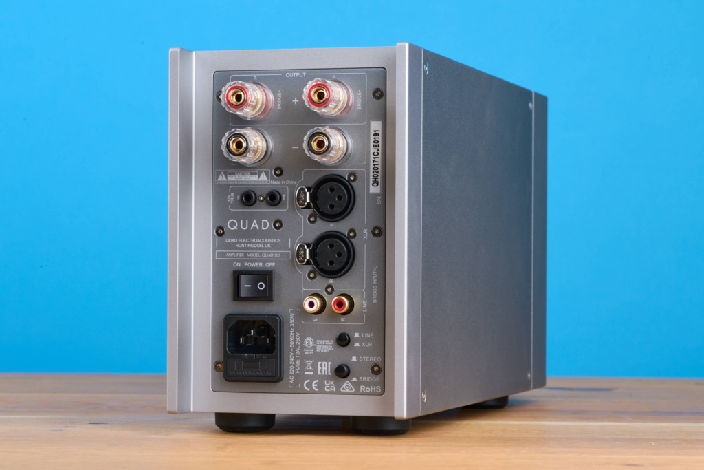 Unterschiede Verstärker, Vorstufe, Endstufe Quad 303 Schnittstellen
