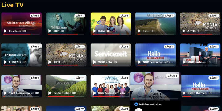Live TV von Amazon Prime im Test - HIFI.DE