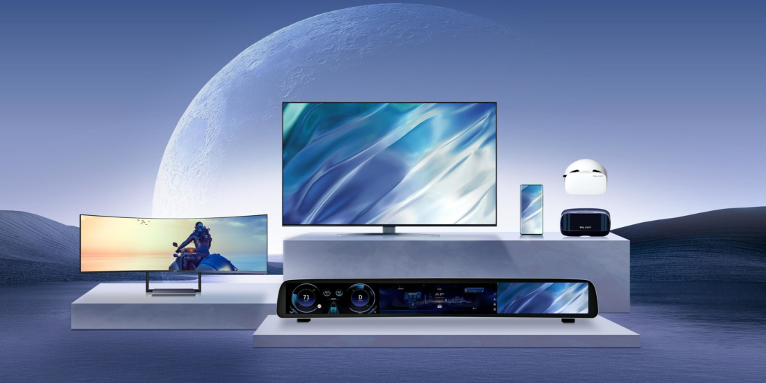 TCL zeigt auf der Display Week 2023 einen faltbaren 8K-OLED-TV.