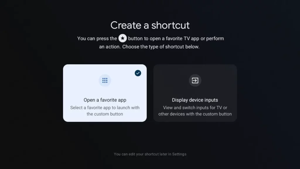 Android TV 14 bereitet personalisierbare Shortcuts vor. 