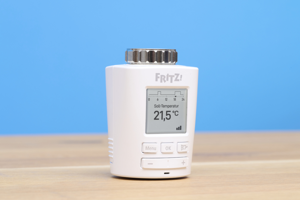 AVM FritzDect 301 Thermostat Termperaturanzeige seitlich