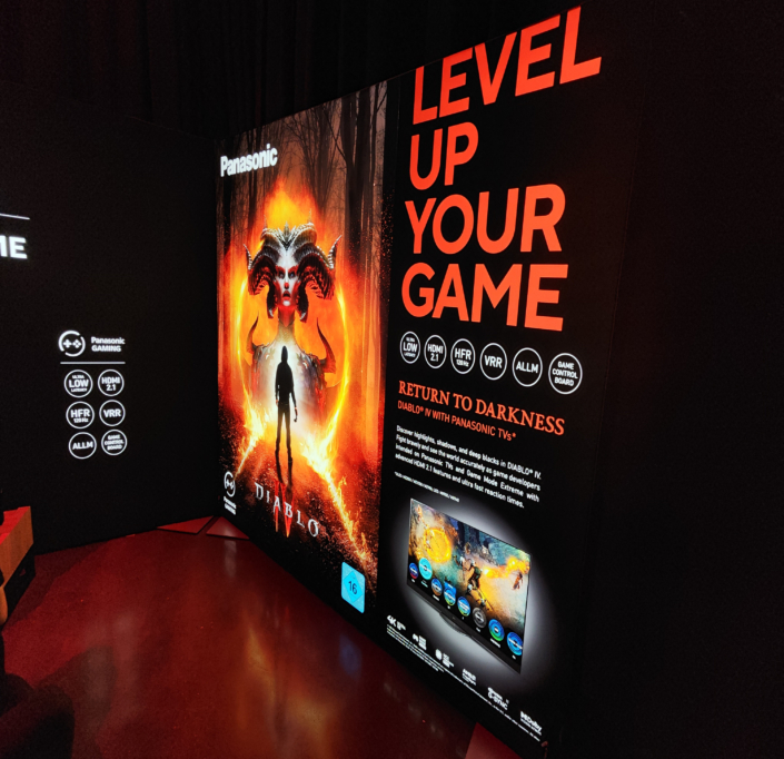"Level Up Your Game" ist das Motto der Kooperation zwischen Blizzard und Panasonic.