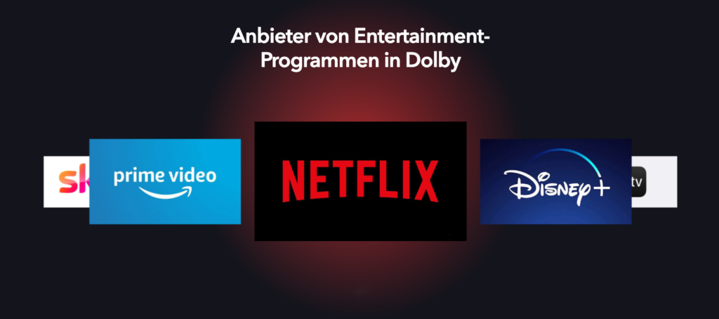 Anbieter für Dolby-Inhalte im Heimkino