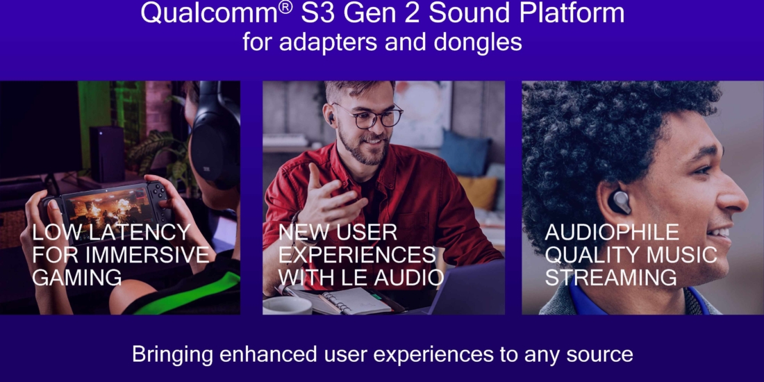 Qualcomm hat seine S3 Gen. 2 Sound Platform für Adapter und Dongles genauer vorgesellt.
