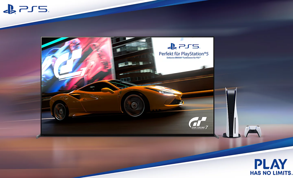 Sony X95L und PlayStation 5 Gaming-Setup
