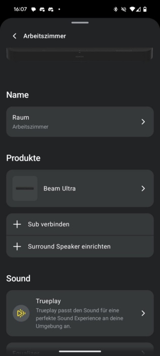 Sonos Soundbar verbinden