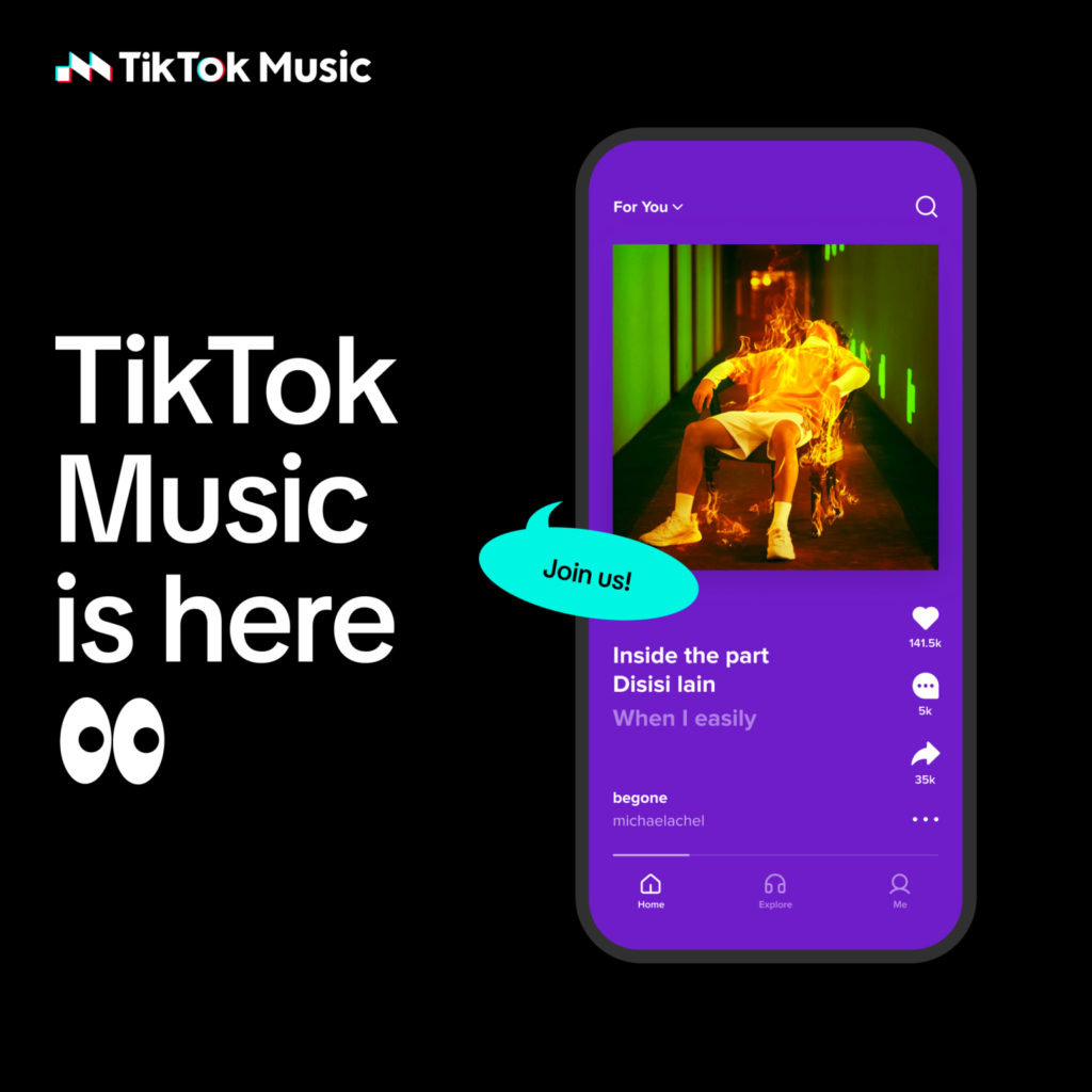 TikTok Music dürfte früher oder später auch nach Europa expandieren. 