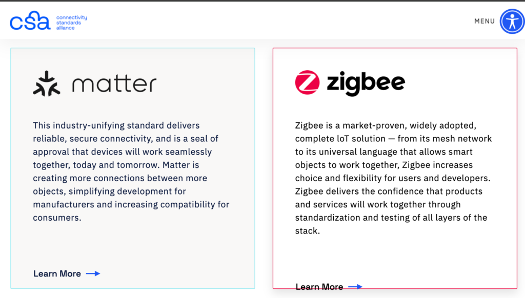 Zibgee Matter CSA Homepage