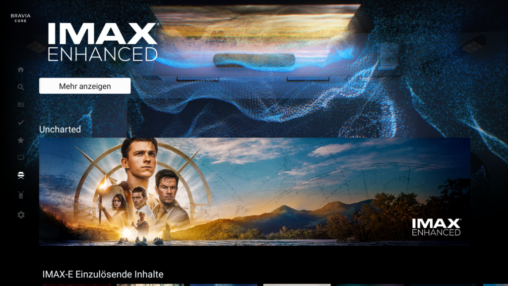 Imax Enhanced bei Sony Bravia Core