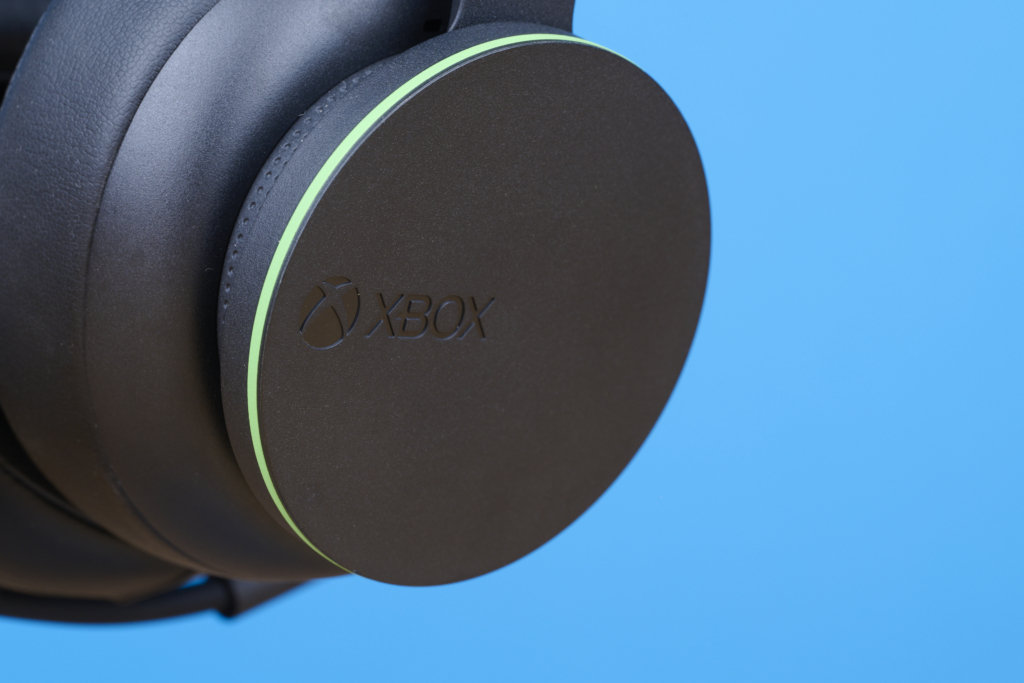 Detailaufnahme Drehplatte Xbox Wireless Headset