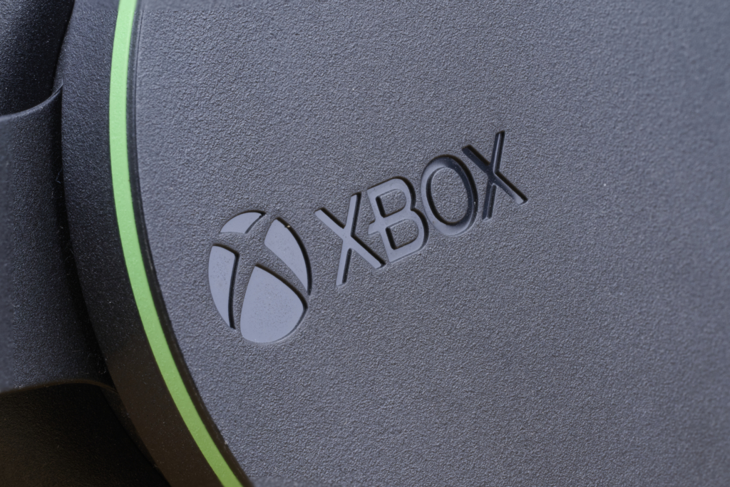Detailaufnahme Xbox Logo