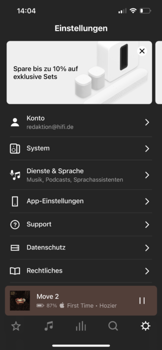 Sonos Move 2 Test App Screenshot 1