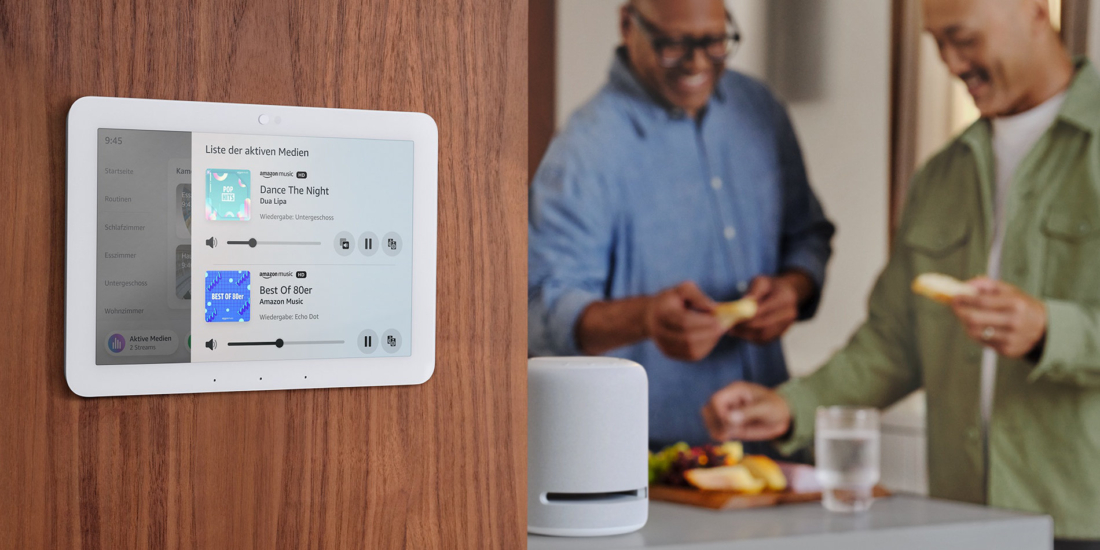 Der Amazon Echo Hub dient als Smart-Home-Schaltzentrale.
