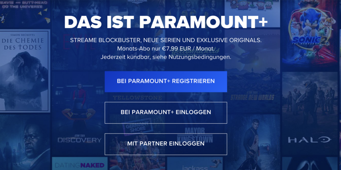 Paramount+ kostenlos testen
