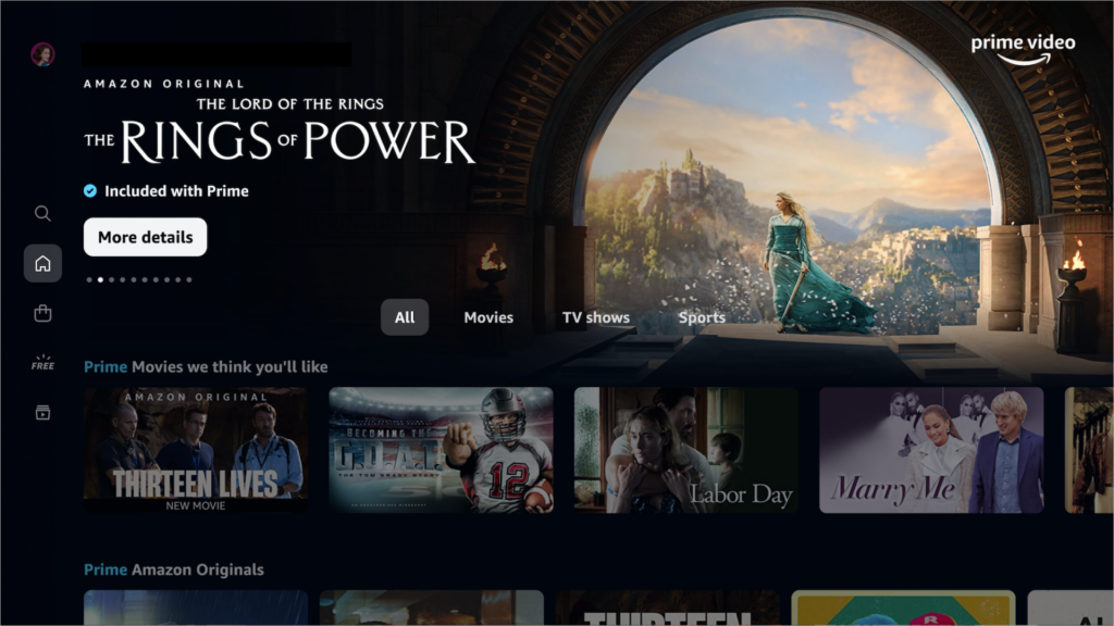 Amazon Prime Video bietet exklusive Inhalte wie die Serie "Herr der Ringe: Die Ringe der Macht."