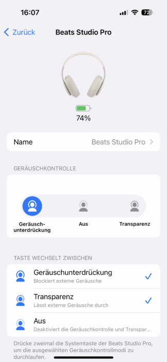 Beats Studio Pro Screenshot Apple